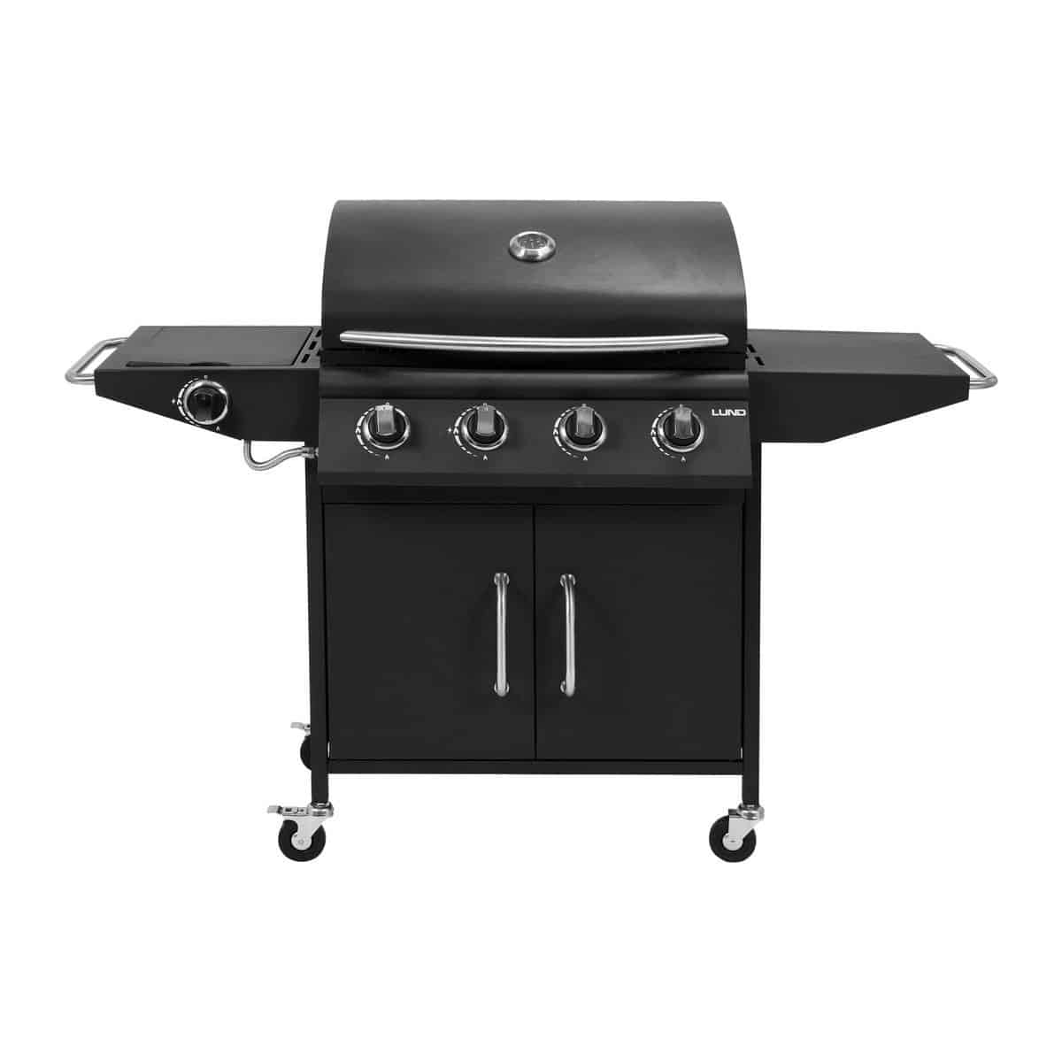 Grătar pe gaz 16 kW - negru | Lund 99643