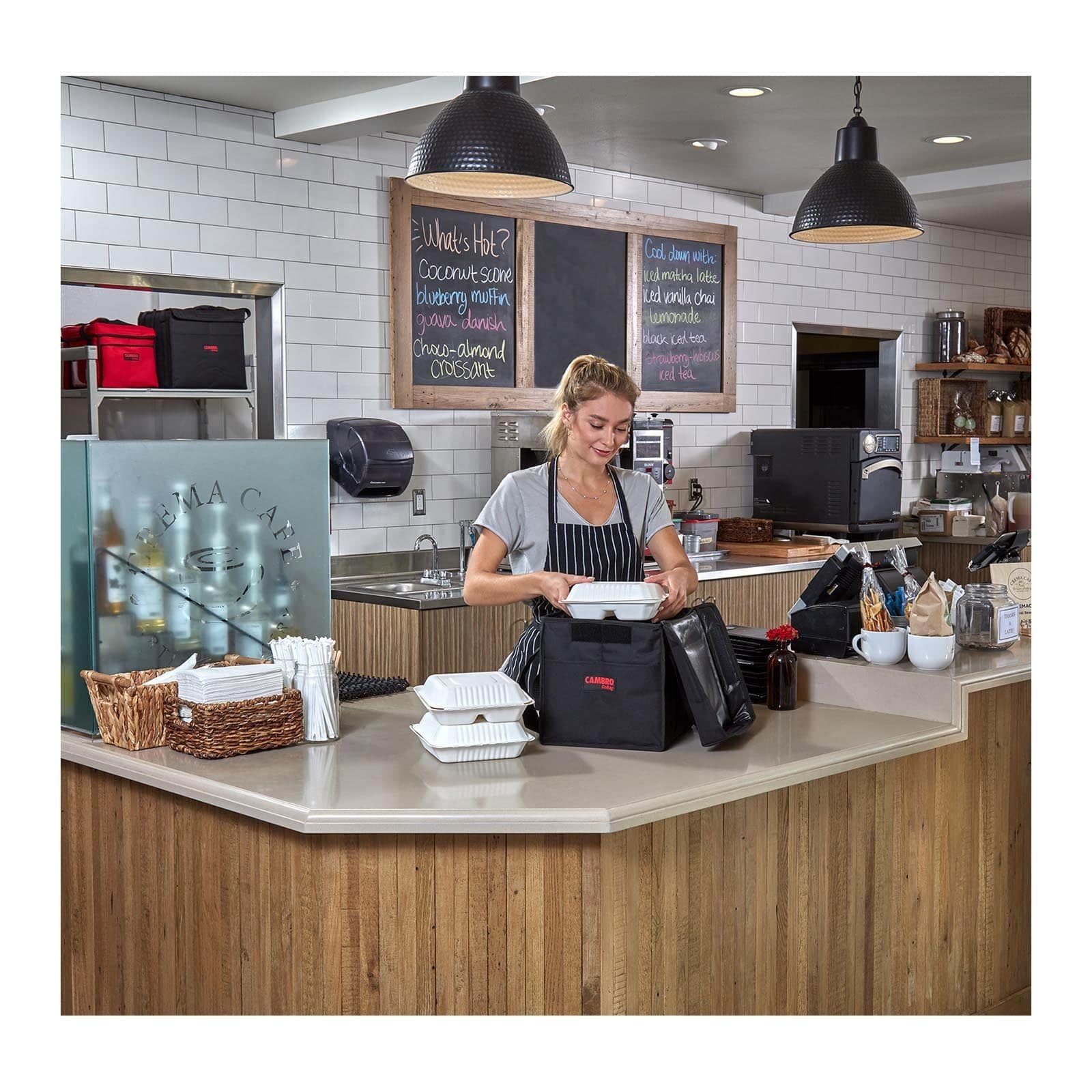 Geantă termică pliabilă pentru pizza, 25,5x25,5x28 cm, Cambro | GBD101011110