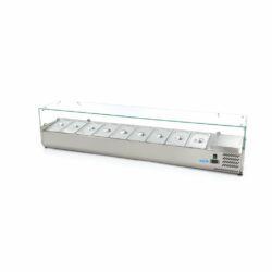 Frigider Prep de blat - 200cm - Se potrivește pentru 9 x 1/3 GN | Maxima 09400335