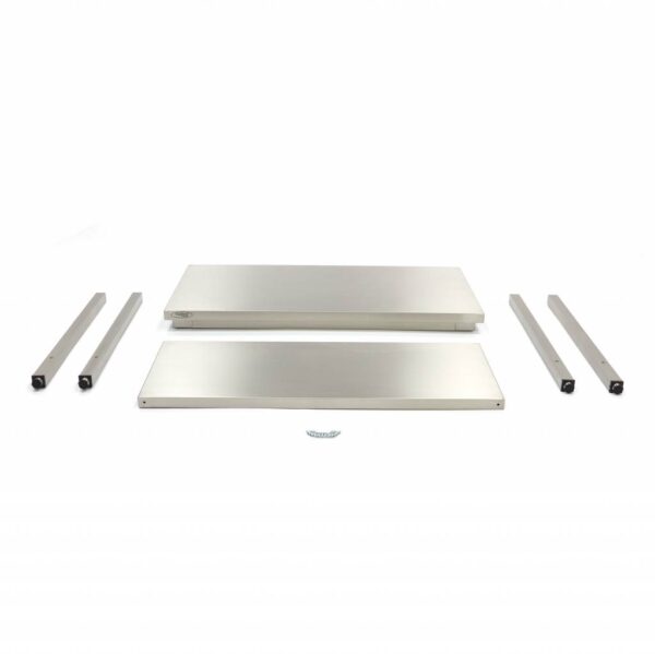 Masă din oțel inoxidabil - 180 x 70cm - Înălțime reglabilă | Maxima 09364018 - imagine 2