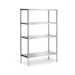 Raft din oțel inoxidabil PREMIUM - 120 x 50 cm - 4 polițe