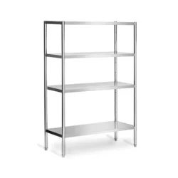 Raft din oțel inoxidabil PREMIUM - 140 x 50 cm - 4 polițe