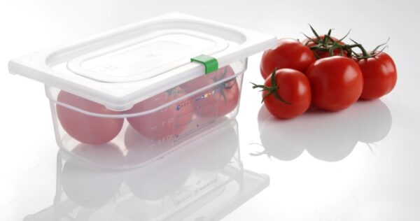 Cleme pentru capace containere depozitare HACCP, HENDI, Verde, 12 buc - imagine 2