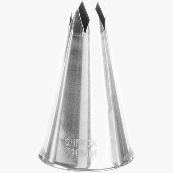 Nyitott csillag díszítőcsúcs, ø10mm | HENDI 551394