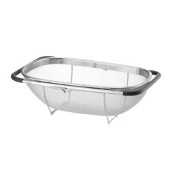 Strecurătoare extensibilă pentru chiuvetă cu mânere - 36x24x11,5 cm | Hendi 535219
