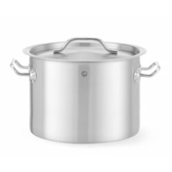 Közepes méretű fazék fedővel, Budget Line, 9L, ø250x(H)180mm | Hendi 832820