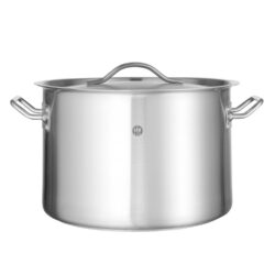Közepes méretű fazék fedővel, Budget Line, 14L, ø300x(H)200mm | Hendi 832837