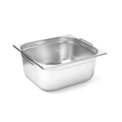 GN 2/3 konténer fogantyúkkal, Budget Line, 17L, 354x325x(H)200mm | Hendi 817254