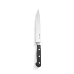 Cuțit pentru tranșat – lamă de 20 cm – Kitchen Line – negru | Hendi 781340