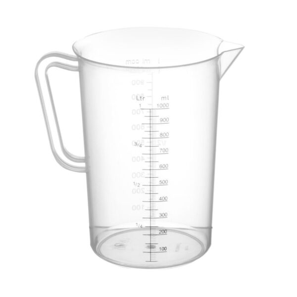 Cană gradată din polipropilenă, HENDI, 1L, ø110x(H)170mm