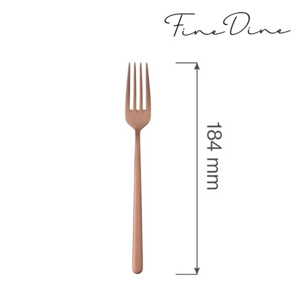 Furculiță pentru desert Amarone Bronz 184 mm - imagine 5