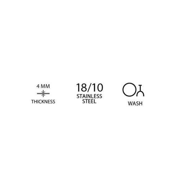 Furculiță pentru desert Amarone Bronz 184 mm - imagine 7