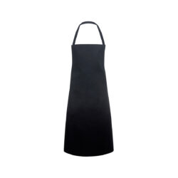 Șorț cu pieptar pentru ospătari - 75x100 cm - negru