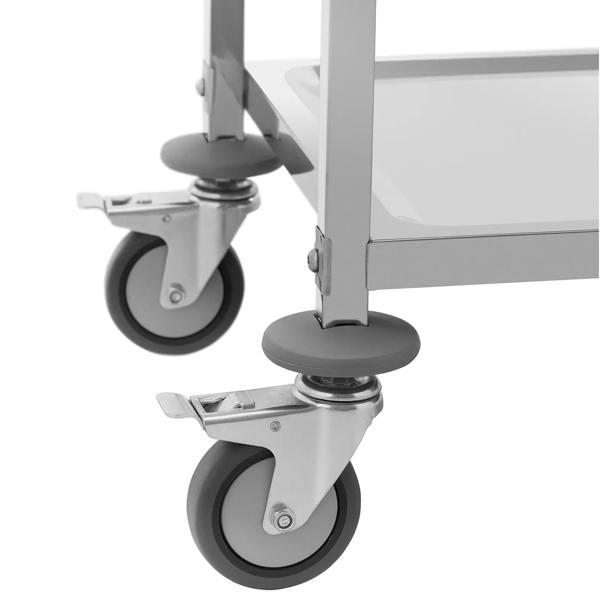 Cărucior de servire - 3 polițe - 300 kg - oțel inoxidabil | RCSW-111