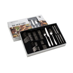 Set tacâmuri WMF Edita 30 buc pentru 6 persoane din inox rezistent Cromargan® 18/10 – alegerea ideală pentru locații HoReCa.
