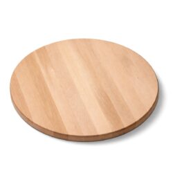 Placa din lemn pentru pizza Gastrokitchen, cu diametrul de 420 mm, este fabricată din lemn de fag și este potrivită pentru tăierea și servirea pizzei.