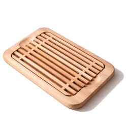 Tocător pentru pâine cu grătar - 40 x 25 cm pentru tăierea comodă de zi cu zi a pâinii și produselor de panificație în unități HoReCa și acasă.