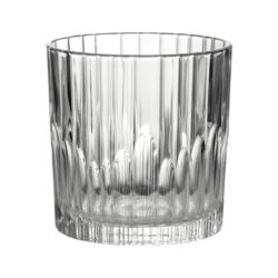 Pahar Manhattan 310 ml | Duralex din sticlă securizată cu design reliefat. Potrivit pentru whisky, rom și băuturi răcoritoare, rezistent la șocuri.