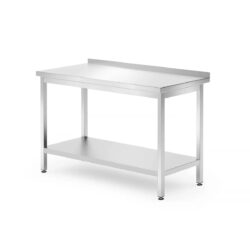Masa de lucru cu poliță - de perete - 1200x700 mm | Hendi 812730 este o masă asamblată cu șuruburi, cu poliță, care reprezintă un element profesional și practic pentru orice bucătărie.