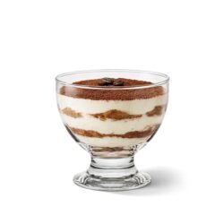 Pahar pentru desert 415 ml din sticlă transparentă pentru tiramisu, înghețată sau deserturi cu fructe. Ideal pentru restaurante.