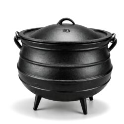 Ceaunul din fontă Gastrokitchen, cu capacitatea de 28 l, este potrivit pentru prepararea supelor și a mâncărurilor înăbușite. Construcție robustă, capac și mâner practic.