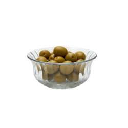 Bolul din sticlă Crystal, cu capacitate de 260 ml și diametru de 11,6 cm, este ideal pentru servirea sosurilor, dipurilor, nucilor și a gustărilor mici.