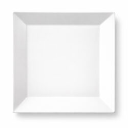Farfurie de servire Actual 27 × 27 cm din porțelan rezistent. Rezistentă la șocuri termice, deteriorare și potrivită pentru mașina de spălat vase și cuptorul cu microunde.
