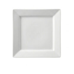 Farfurie de servire Actual 32,9 x 32,9 cm din porțelan rezistent. Rezistentă la șocuri termice, deteriorare și potrivită pentru mașina de spălat vase și cuptorul cu microunde.