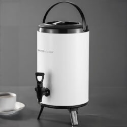 10 L - dozator pentru băuturi calde - termos - alb | Gastrokitchen