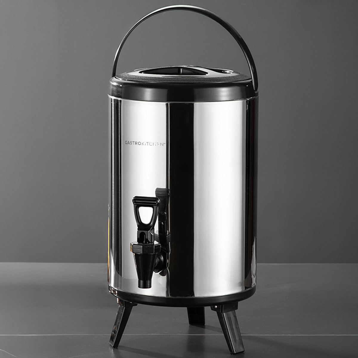 10 L - dozator pentru băuturi calde - termos - inox | Gastrokitchen