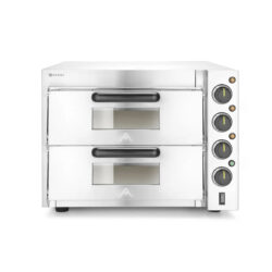 Cuptor pentru pizza - 2 camere - 3000 W - 580x560 mm | Hendi 220283