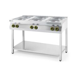 Aragaz electric - 6 plite cu bază deschisă | Hendi 226230