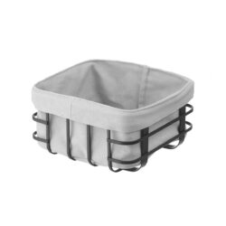 Coș pentru pâine cu inserție textilă - 190x190x100 mm | Hendi 427149