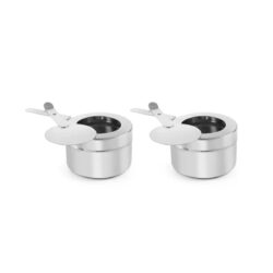 Recipient pentru pastă combustibilă - Ø 90x(H)60 mm - 2 buc | Hendi 470527