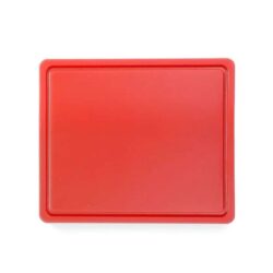 Placă de tăiat HACCP - 325x265 - roșie | Hendi 826119
