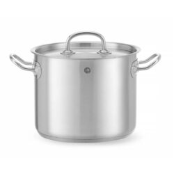 Oală înaltă cu capac - 5 L - Ø 200 mm - Kitchen Line | Hendi 837207