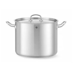 Oală înaltă cu capac - 13,5 L - Ø 280 mm - Kitchen Line | Hendi 837405