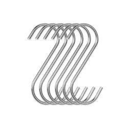 Cârlige universale de bucătărie 12 cm pentru afumare | set 10 bucăți