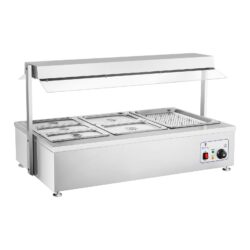 Bain Marie - 6 GN - cu suport pentru carne