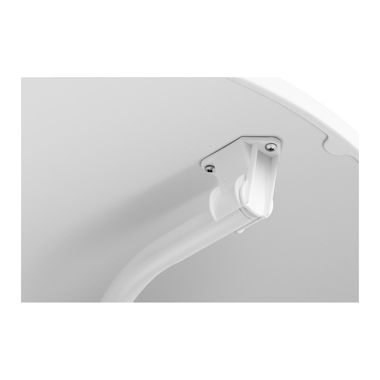 Masă de bar - albă - pliabilă - Ø80 cm - 110 cm