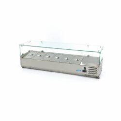 Vitrină frigorifică pentru 1/3 GN - 140 cm | Maxima 09400323