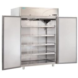 Frigider profesional inox cu două uși, ventilat - 1500 L LS-140X1