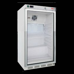 Frigider sub blat ventilat cu ușă vitrată, alb, 130 L | DR-200 G