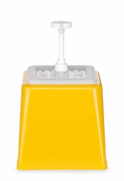 Dozator muștar - sosuri - 2,5 L - galben | Hendi 203538