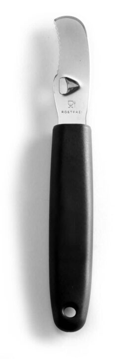 Cuțit decorativ pentru citrice - 175 mm - negru | Hendi 856055