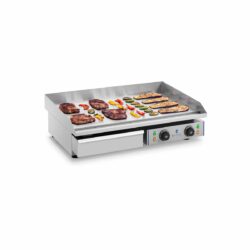 Plită electrică de grill - 72,5 cm - netedă - 2 x 2,2 kW | RCEG-75
