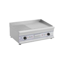 Plită electrică de grill - 75 cm - striată - 2 x 3,2 kW