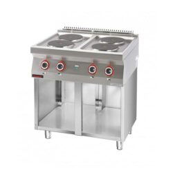 Elektricky sporak so 4 platnickami s otvorenou skrinou 700.KE 4.S.jpg