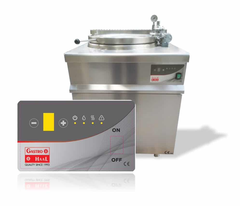 Cazan de gătit electric - dublu cuva pătrată