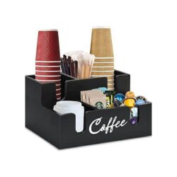Organizator - cutie pentru cafea - 23x28x15 cm - negru | Gastrokitchen
